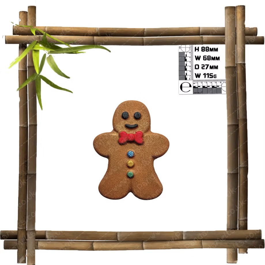 Gingerbread Man Bath Bomb